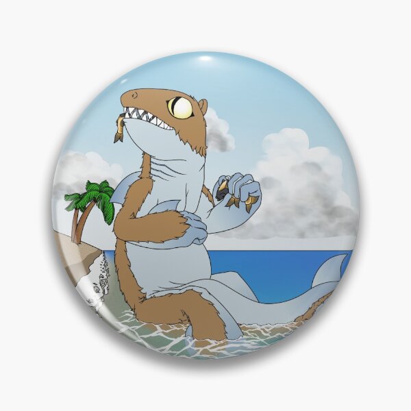 Artikelvorschau,  Ein Außerirdischer, der aussieht wie eine Mischung aus Hai und Wiesel. Sie haben eine entspannte Zeit am Strand entworfen und verkauft von Sadayoshi Entertainment.
