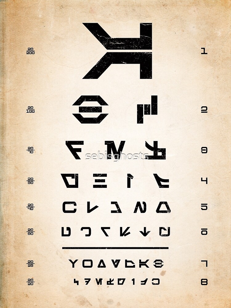 Aurebesh Eye Chart by sebisghosts