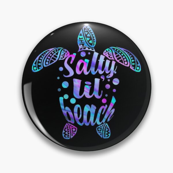 Item preview, Salty Lil Beach Shirt Sea Turtle designed and sold by christyruffin.