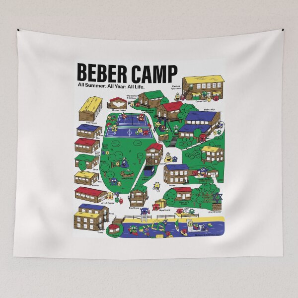 Item preview, Mapa de Beber Camp designed and sold by zozmel.