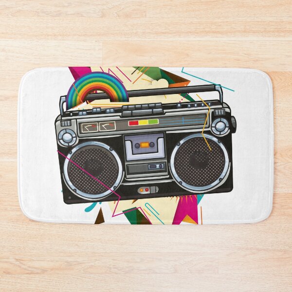 Item preview, Throwback Color Explosion Boom box Retro 80s Gift Idea graphic designed and sold by Lisbob.