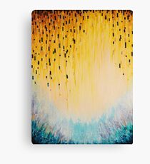 Lienzo MYSTIC GARDEN Lovely Fairy Land Abstract Painting Acrylic Fine Art Winter Colorful Fantasy Magical