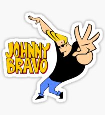 Johnny Bravo Sticker