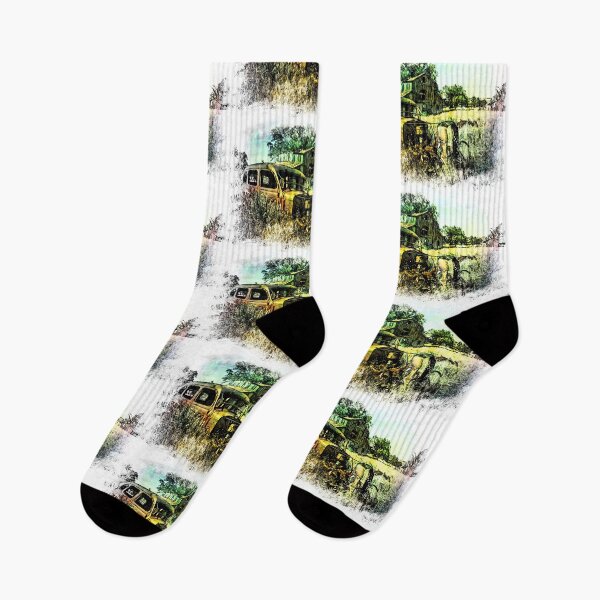 Item preview, We Got Lost in the Hayfield, Old car and barn, rural Oklahoma, USA designed and sold by JohnDSmith.