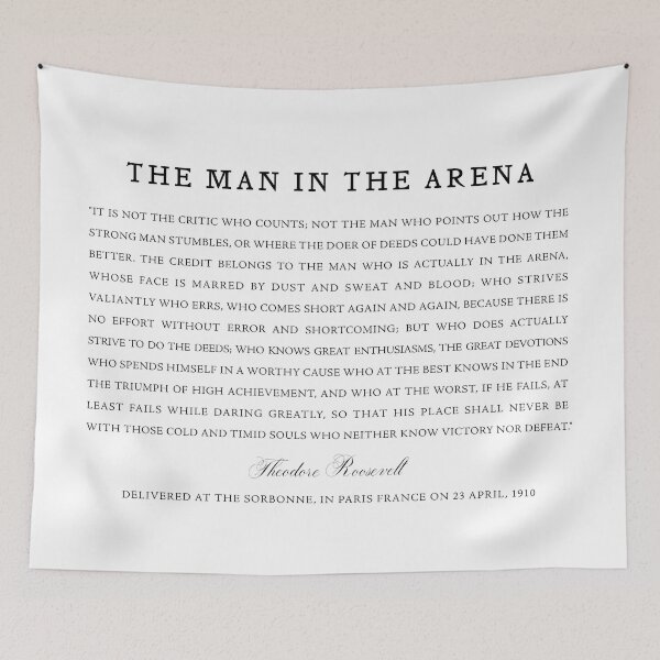 Item preview, The Man In The Arena  designed and sold by corbrand.