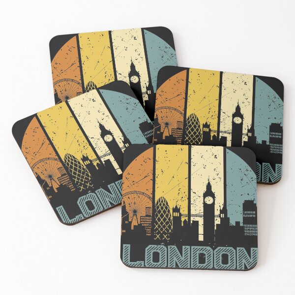 Item preview, 70s Retro Style Fun London City Gift Idea graphic designed and sold by Lisbob.