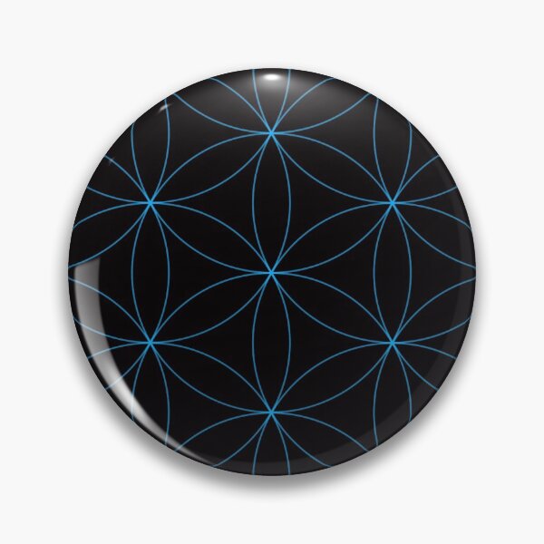 Item preview, Flower of Life Blue Black designed and sold by 2sweetsDesign.
