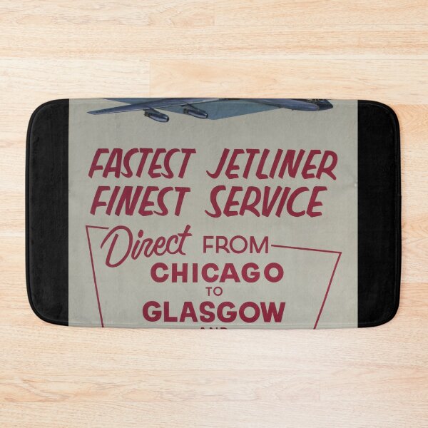 Item preview, BOAC 707 vintage travel poster designed and sold by stickart-marek.