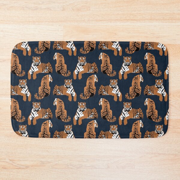 Item preview, Navy Tiger Jungle Print designed and sold by katlandreth.