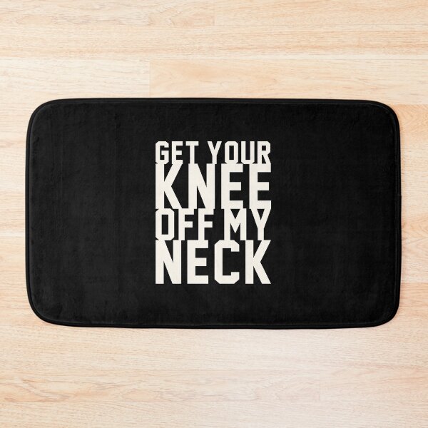 Item preview, Get Your Knee Off My Neck - Floral White designed and sold by PEK1787.