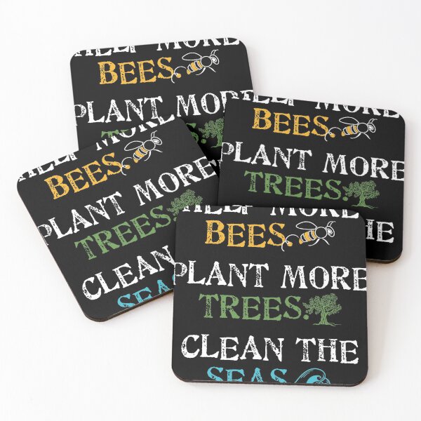 Item preview, Save the Bees Plant the Trees Gift Design Idea print designed and sold by Lisbob.