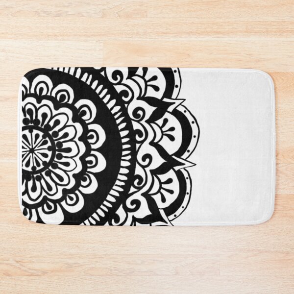 Item preview, Midnight Mandala On White designed and sold by ArtByDrax.