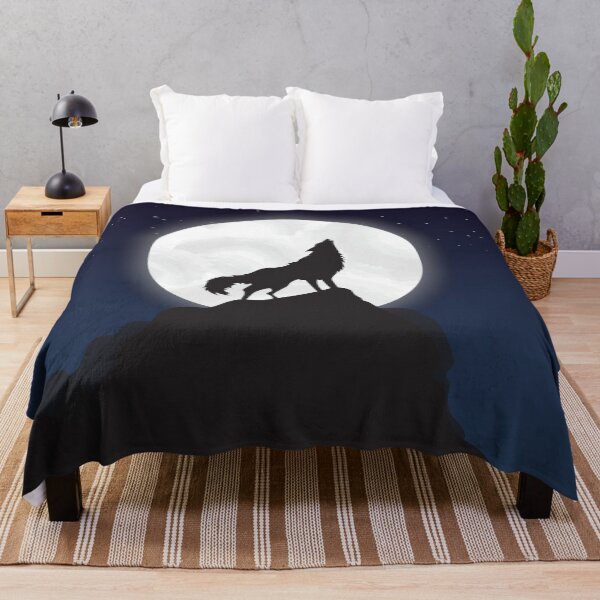 Item preview, Wolf Howling at the Moon designed and sold by Lemon  Merch.