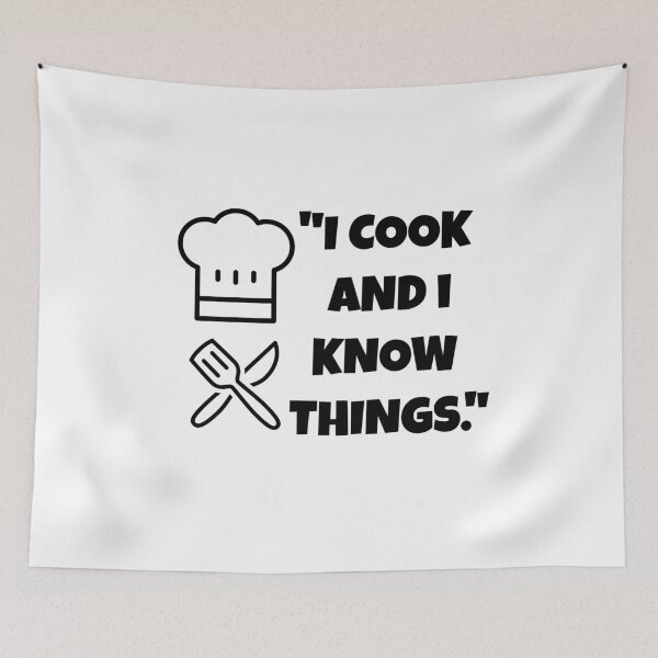 Item preview, I cook and I know things,Cooking Chef shirt. designed and sold by Babe3955.