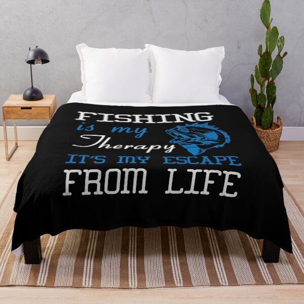 Item preview, Fishing Is My Therapy, It's My Escape From Life designed and sold by Alpha555.