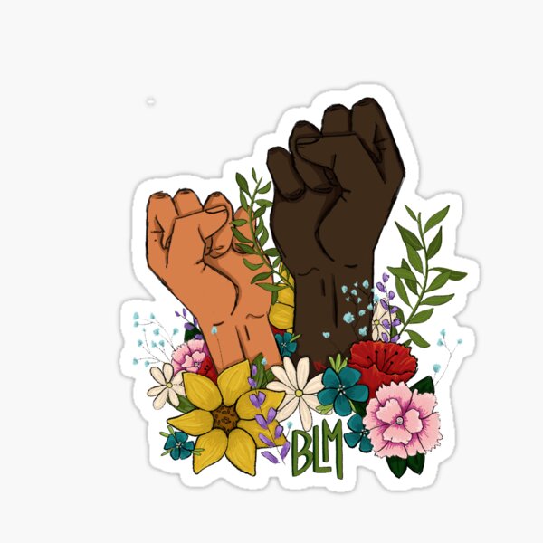 Black Lives Matter Poing Sticker