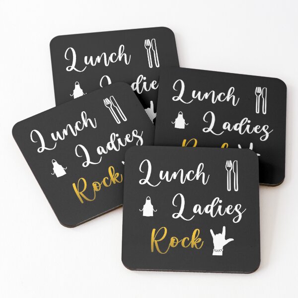 Item preview, Lunch Ladies Rock - Lunch Lady Cafeteria with Gold designed and sold by Stageystuff.