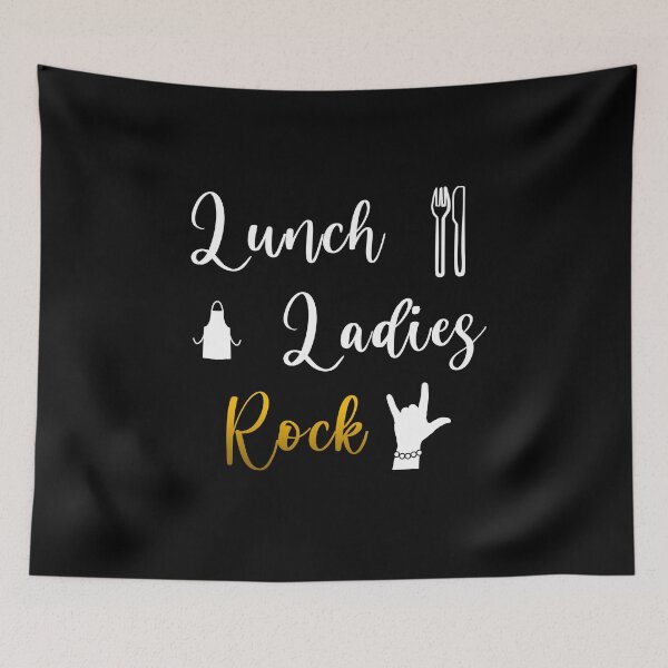 Item preview, Lunch Ladies Rock - Lunch Lady Cafeteria with Gold designed and sold by Stageystuff.