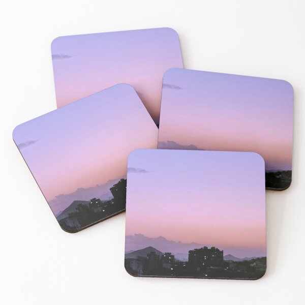 Item preview, Blue sunset sky view designed and sold by ItezaPatterns.