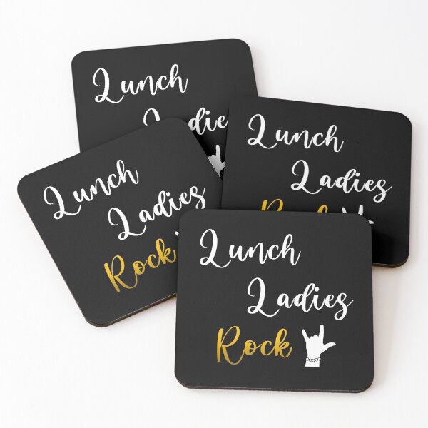 Item preview, Lunch Ladies Rock with gold Gift designed and sold by Stageystuff.