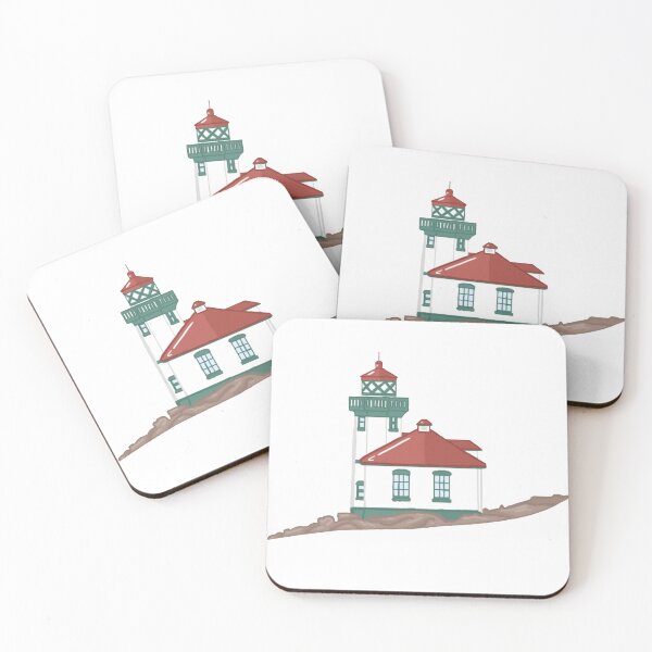 Item preview, Lime Kiln Lighthouse designed and sold by annikabee.