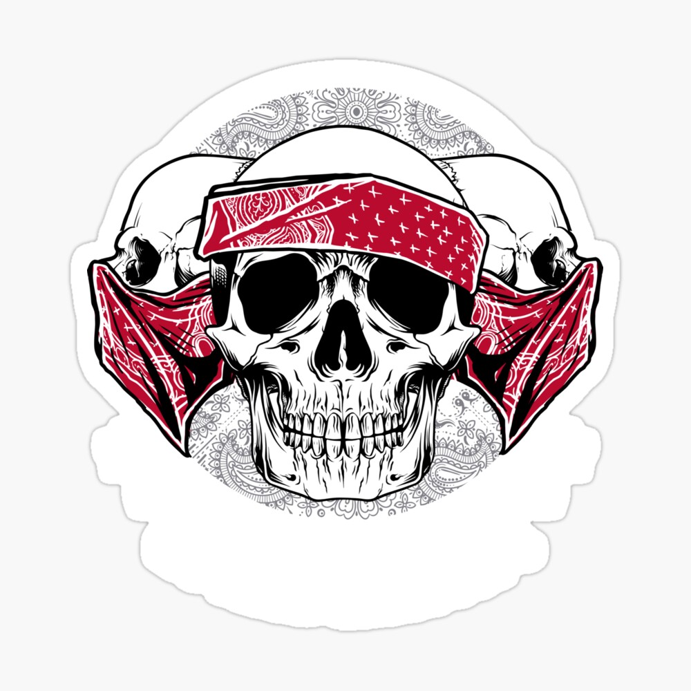 Skull with bandana Tattoo by MrTaboo on DeviantArt