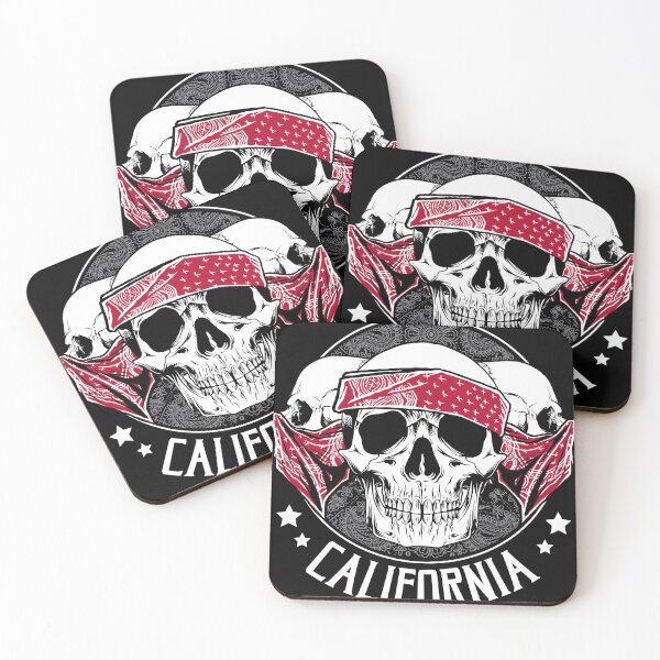 Item preview, OG California Gangster Bandana Gift Design Skulls design designed and sold by Lisbob.
