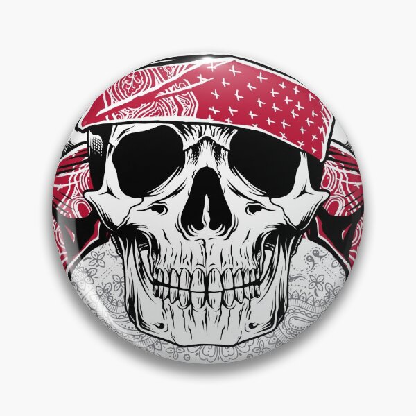 Item preview, OG California Gangster Bandana Gift Design Skulls design designed and sold by Lisbob.