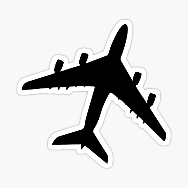 Sticker voyage avion - TenStickers