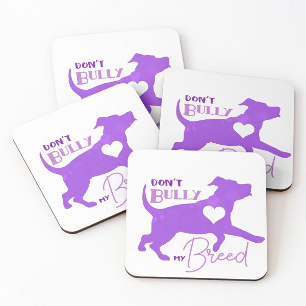 Item preview, Dont Bully my Breed (Purple) designed and sold by Thoughtscrawl.