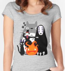 Ghibli'd Away Women's Fitted Scoop T-Shirt