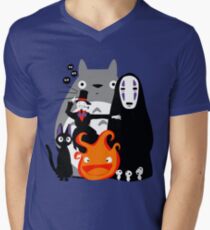 Ghibli'd Away Men's V-Neck T-Shirt