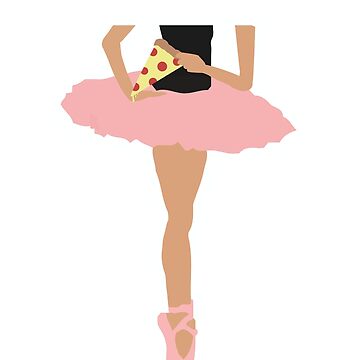 Ballerina Dancer with Pizza