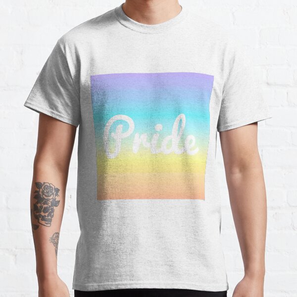 Multicolor Arco Iris NHS con borde blanco 70x hoja pequeña calcomanía