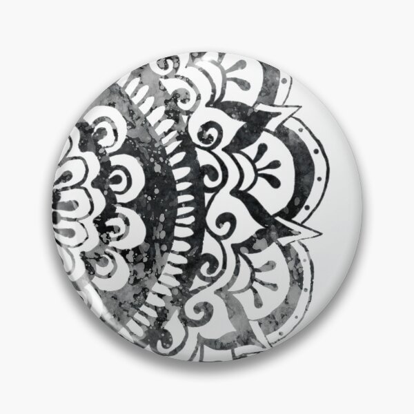 Item preview, Midnight Mystery Mandala on White designed and sold by ArtByDrax.