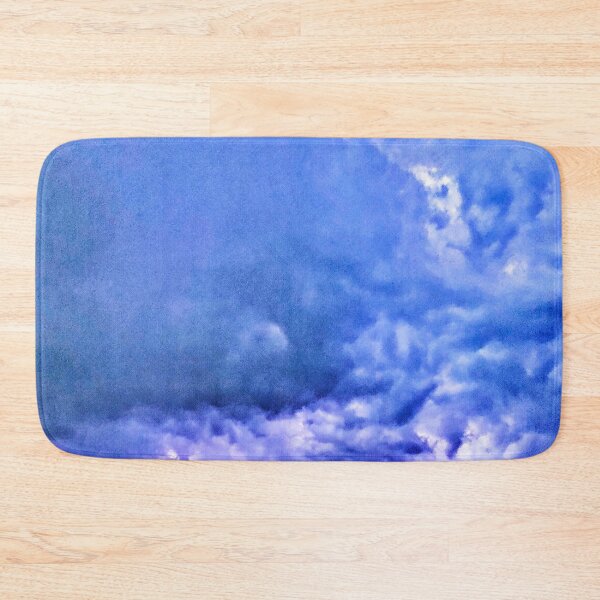 Item preview, Blue Stromy lighting sky clouds designed and sold by ItezaPatterns.