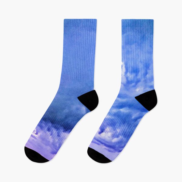 Item preview, Blue Stromy lighting sky clouds designed and sold by ItezaPatterns.
