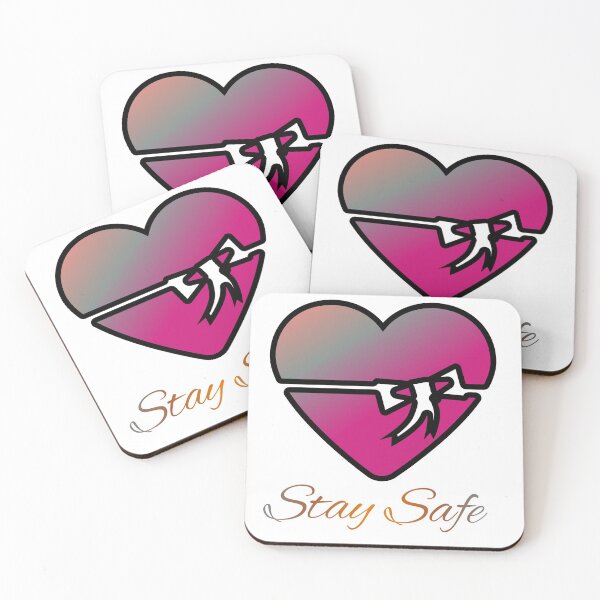 Item preview, Stay safe heart designed and sold by Shailesh Shirgaonkar.