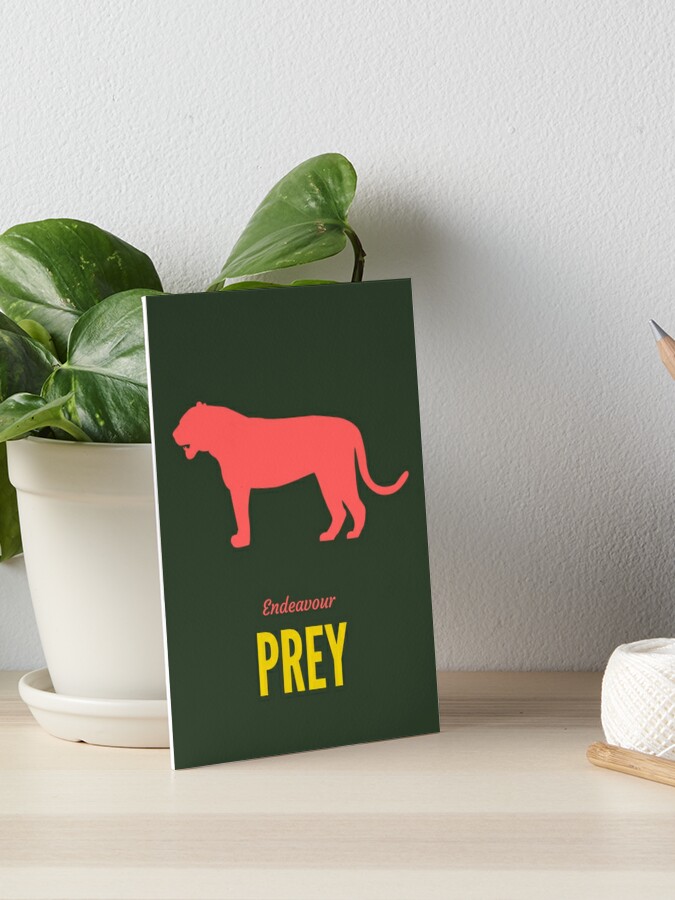 Endeavour Prey Minimalist Poster  Art Board Print for Sale by Tello1