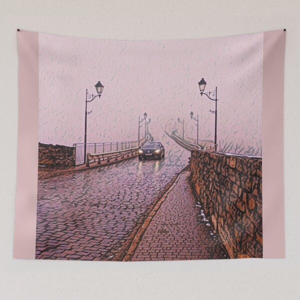 Item preview, Misty bridge leading to nowhere designed and sold by helenkaiy.