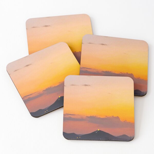 Item preview, warm sunset sky designed and sold by ItezaPatterns.