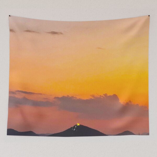 Item preview, warm sunset sky designed and sold by ItezaPatterns.