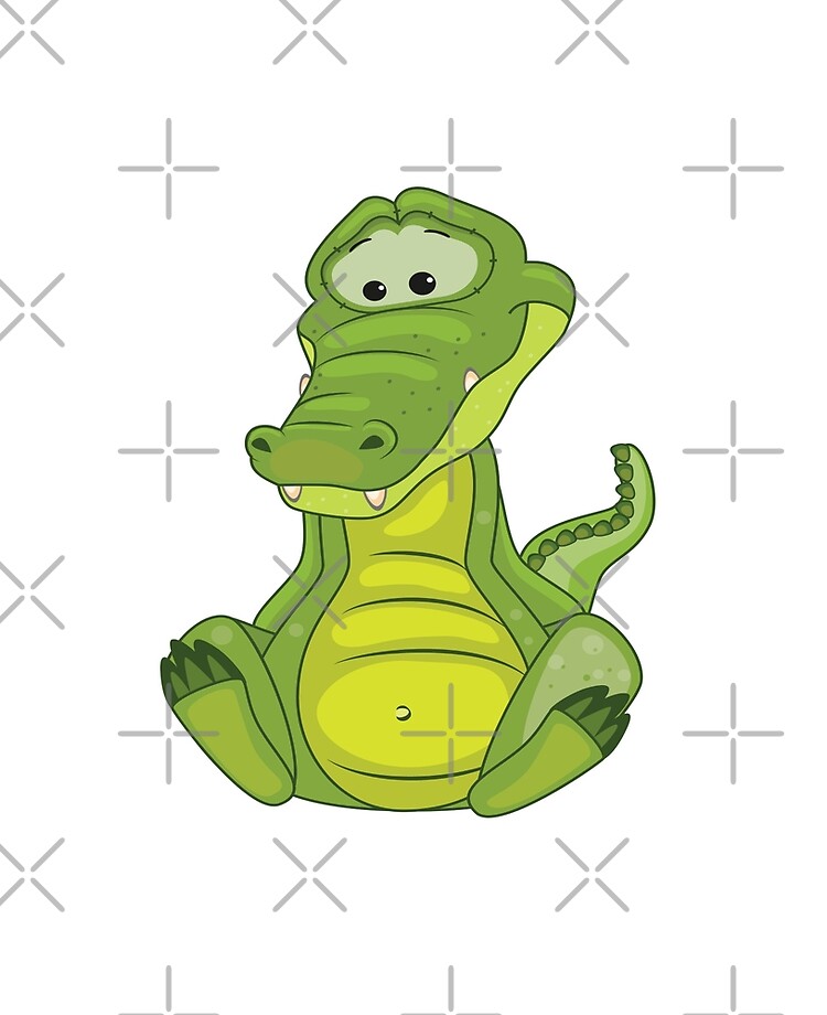 Alligator Cute Kawaii Cartoon Crocodile