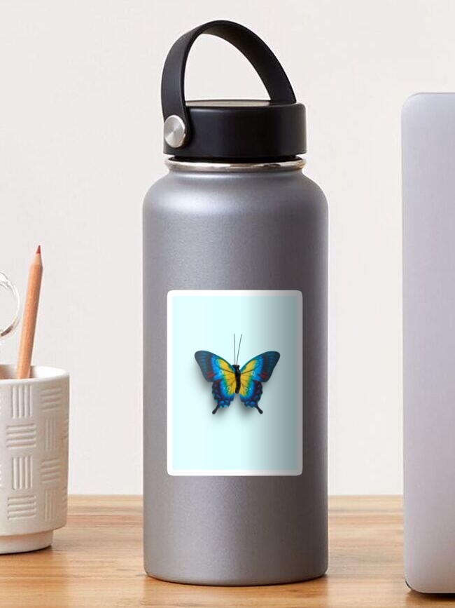 Thumbnail 1 of 3, Sticker, Butterfly  designed and sold by racer0220.