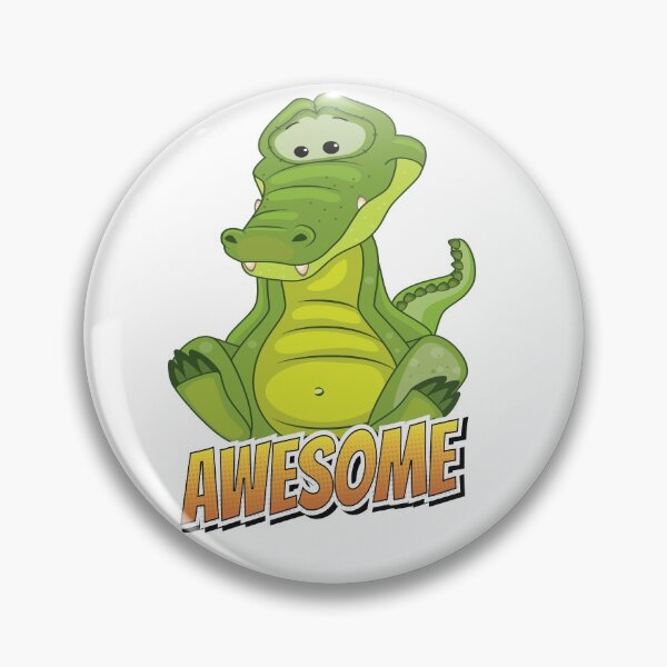Item preview, Alligator Awesome Cute Kawaii Cartoon Crocodile designed and sold by ProjectX23.