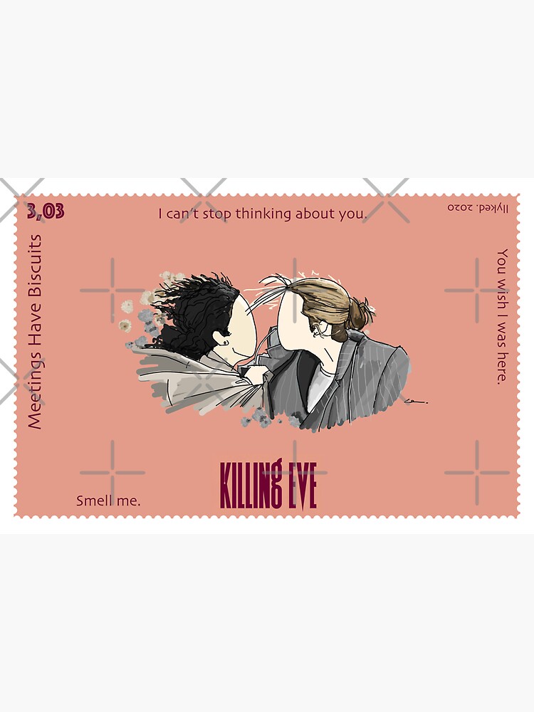 "Killing eve postcard S303.1" Sticker by llyked Redbubble
