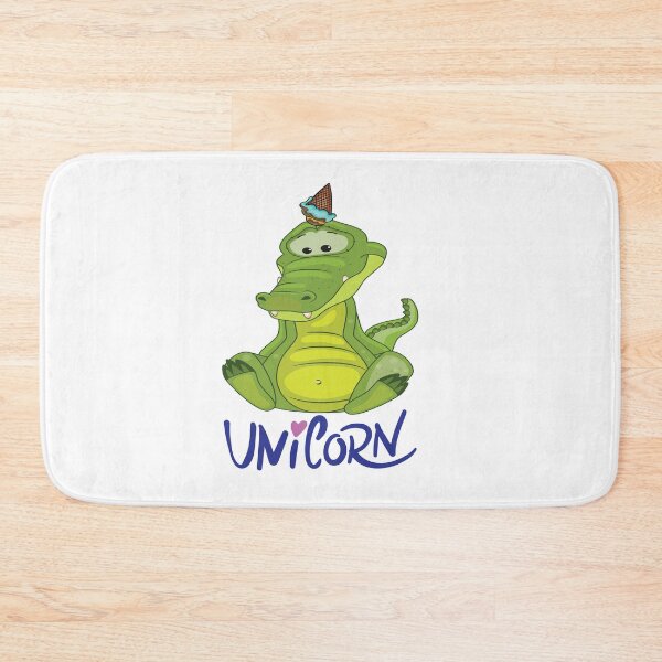 Item preview, Alligator Unicorn Ice Cream Cute Kawaii Cartoon Crocodile designed and sold by ProjectX23.
