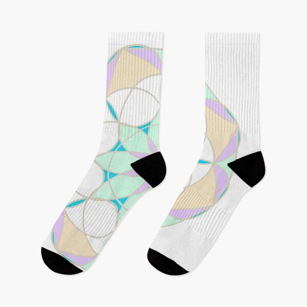 Item preview, Cream green purple white Mandala designed and sold by ItezaPatterns.