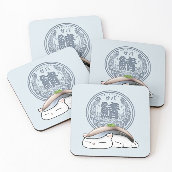 Item preview, Chubby Cats Saba Sushi Cat designed and sold by Takeda-art.