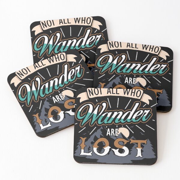 Item preview, Mountain Life Gift Idea Not All Who Wander Are Lost print designed and sold by Lisbob.